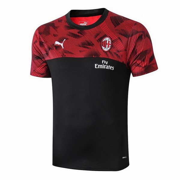 Trainingsshirt AC Milan 2019-20 Schwarz Rote Fussballtrikots Günstig
